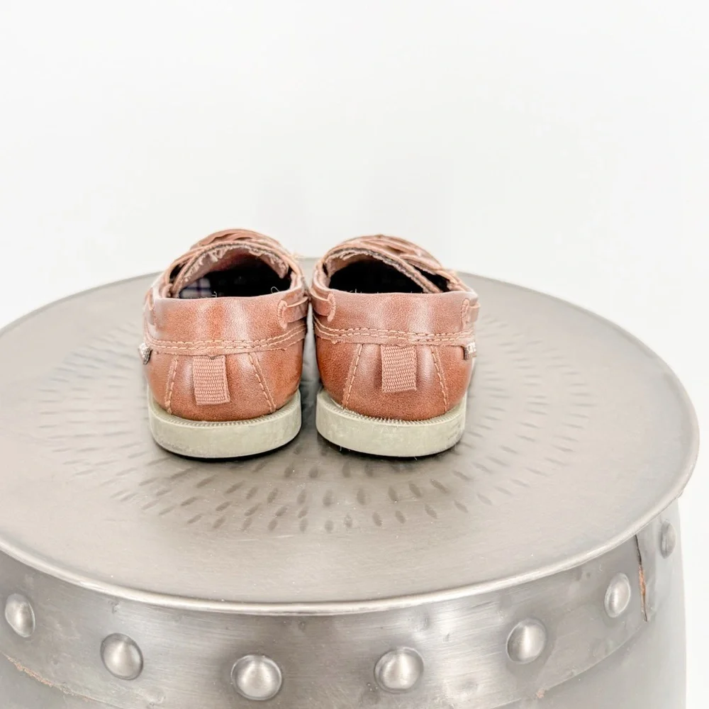 Carter's Brown Dress Shoes with Moccasin Stitching